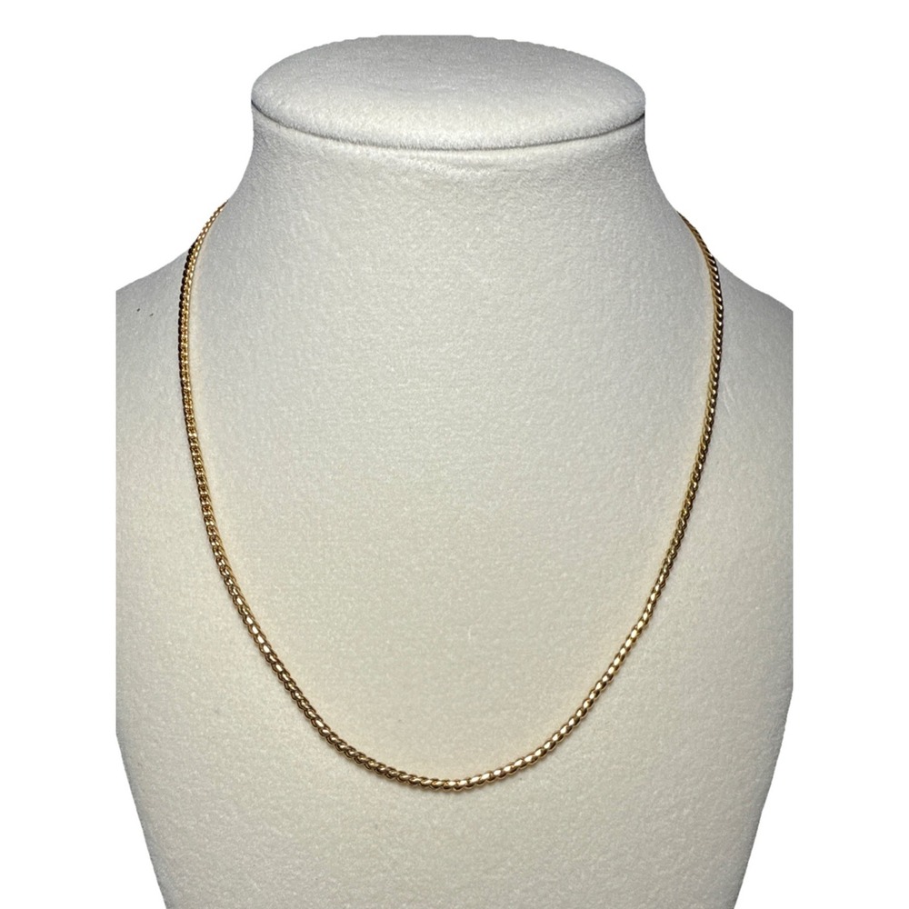Park Lane Gold Tone Chain Necklace Vtg J-5N